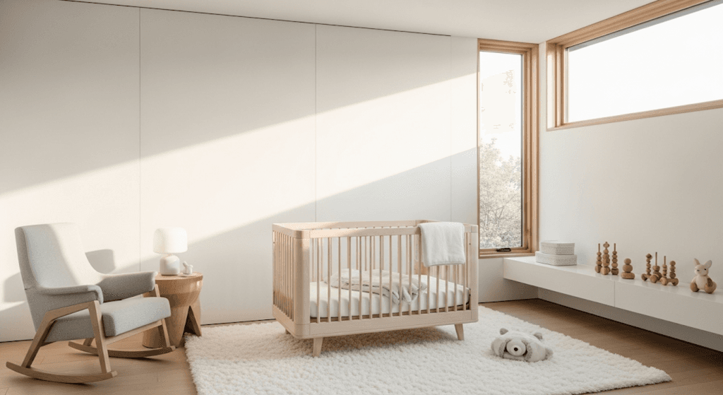 Baby Reborn Nursery Concept Background